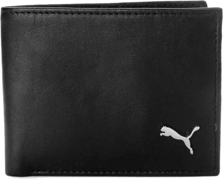 Puma Men Black Genuine Leather Wallet 