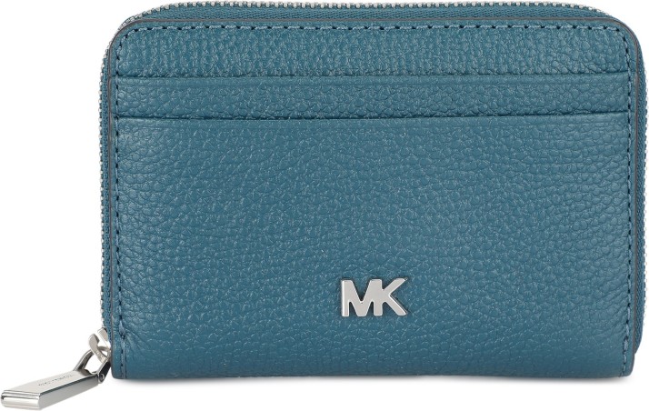 luxe teal michael kors wallet