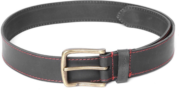 mens grey leather belt