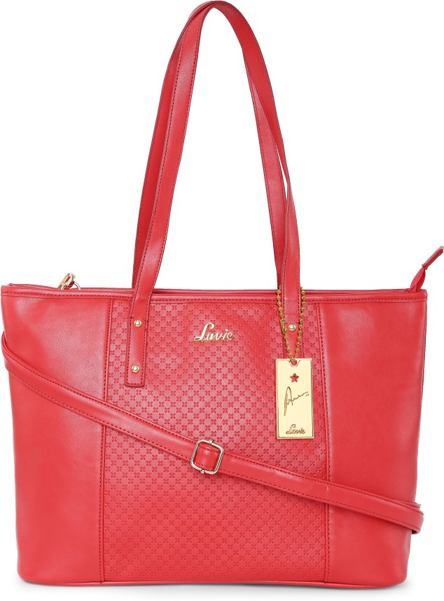 lavie satchel red