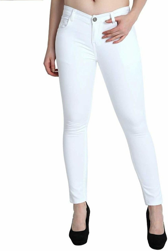 white jeans flipkart