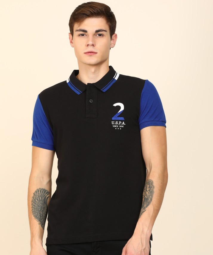 us polo black t shirt