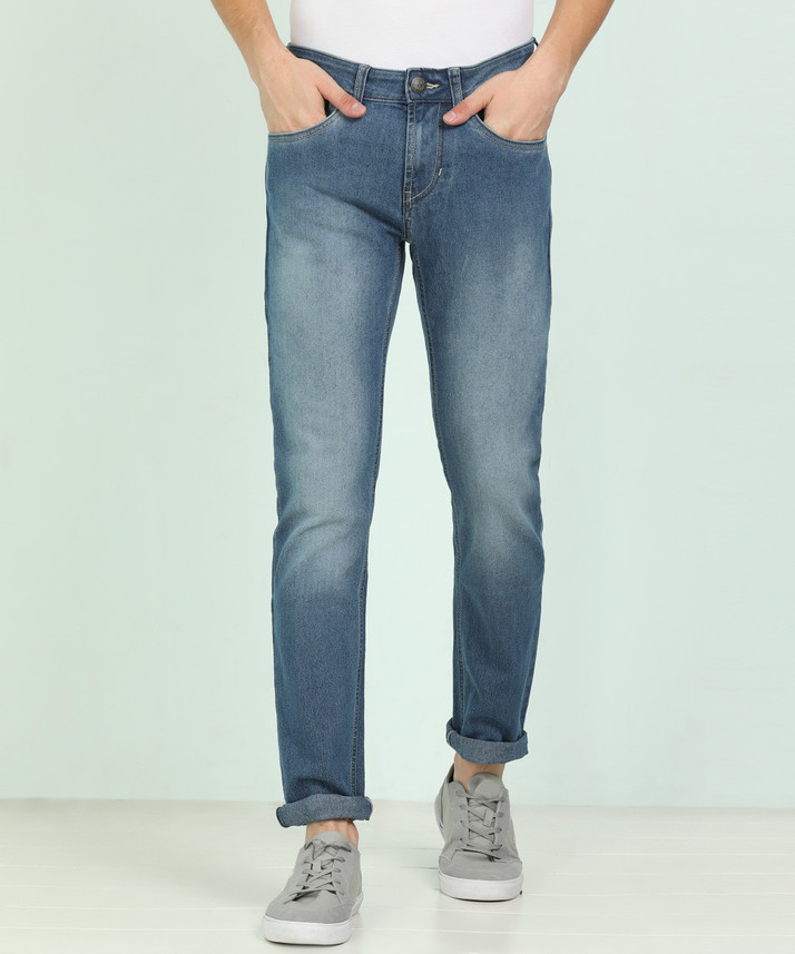flying machine slim men blue jeans