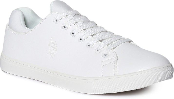 us polo assn white shoes