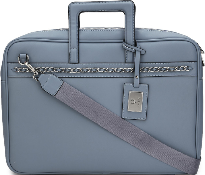 allen solly laptop bag blue