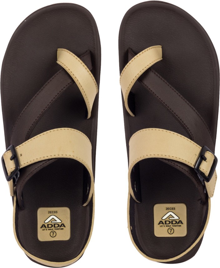 ADDA Men Brown, Beige Sandals - Buy 