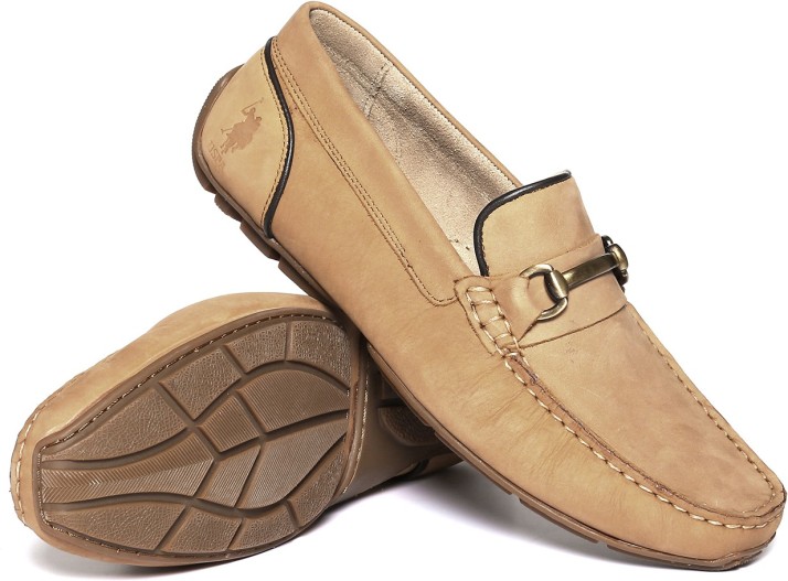 us polo leather loafers