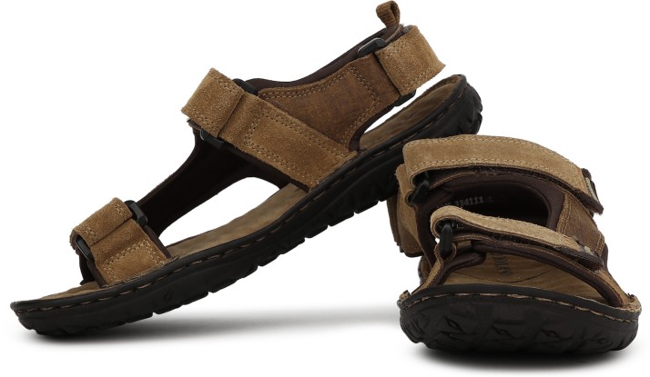 woodland men's brown casual sandal