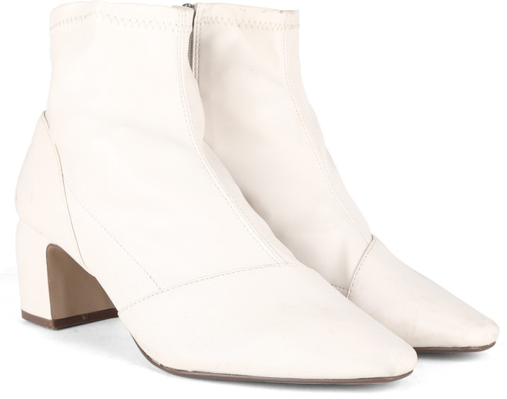 forever 21 white booties