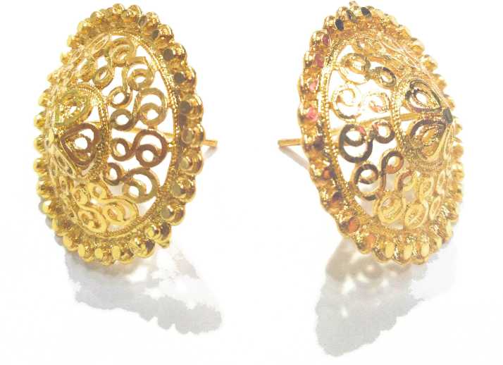 Flipkart Com Buy Eureka Golden Colour Top Pasa Earring For Women Girls Alloy Stud Earring Online At Best Prices In India