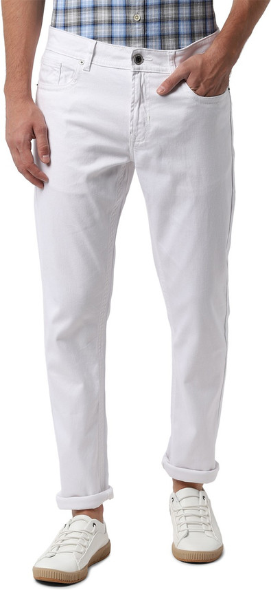 peter england white jeans