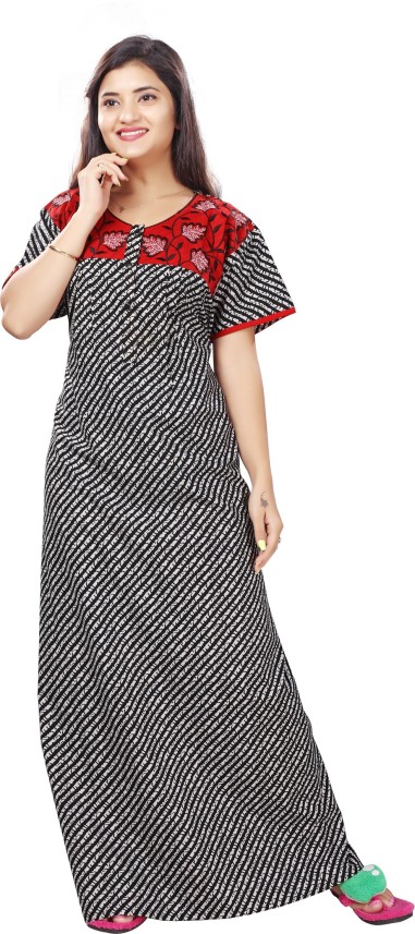 cotton nighty on flipkart