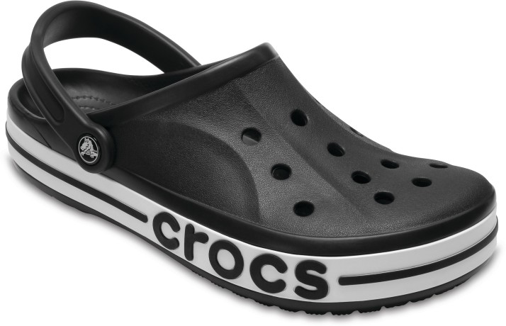 crocs white and black