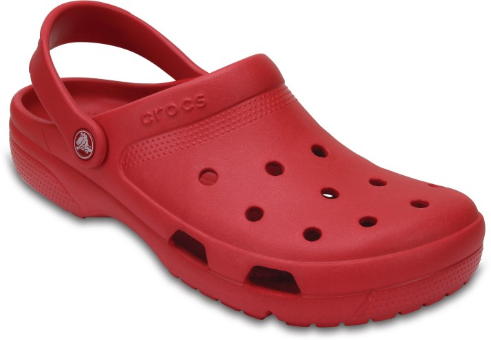 mens crocs red