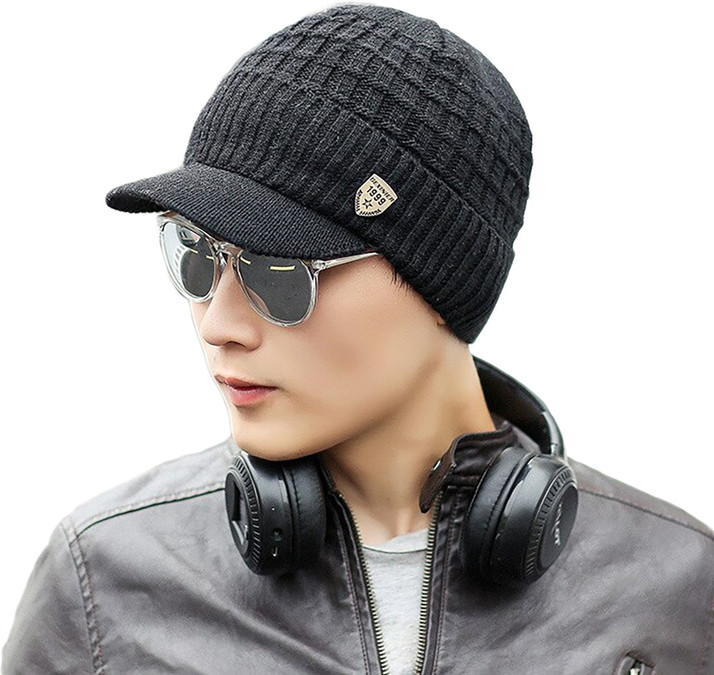 Youstylo Solid, Woven Visor Woolen 
