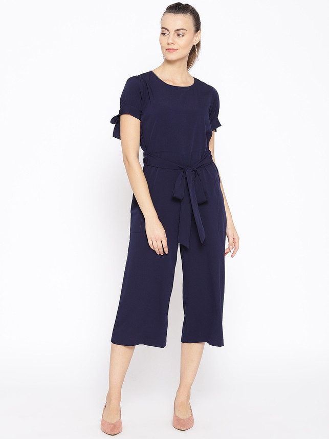 cottinfab solid women's jumpsuit