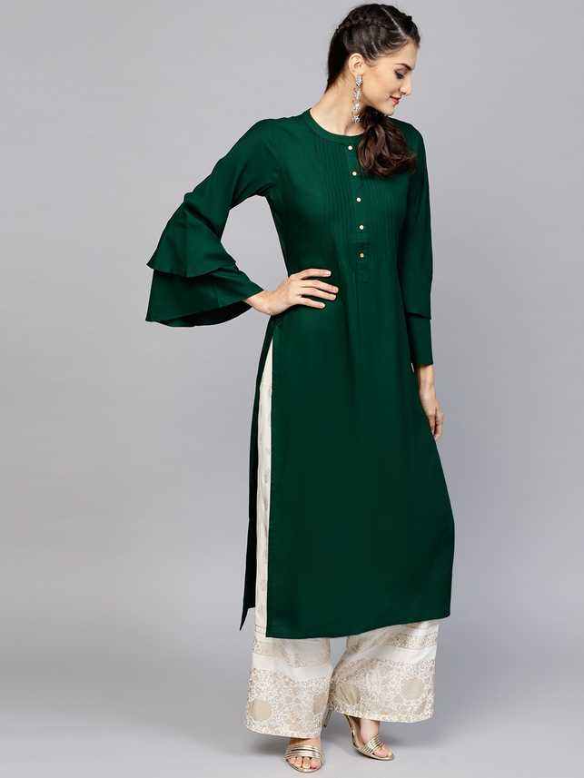 Krayz Women Solid Straight Kurta - Buy Krayz Women Solid Straight Kurta  Online at Best Prices in India | Flipkart.com