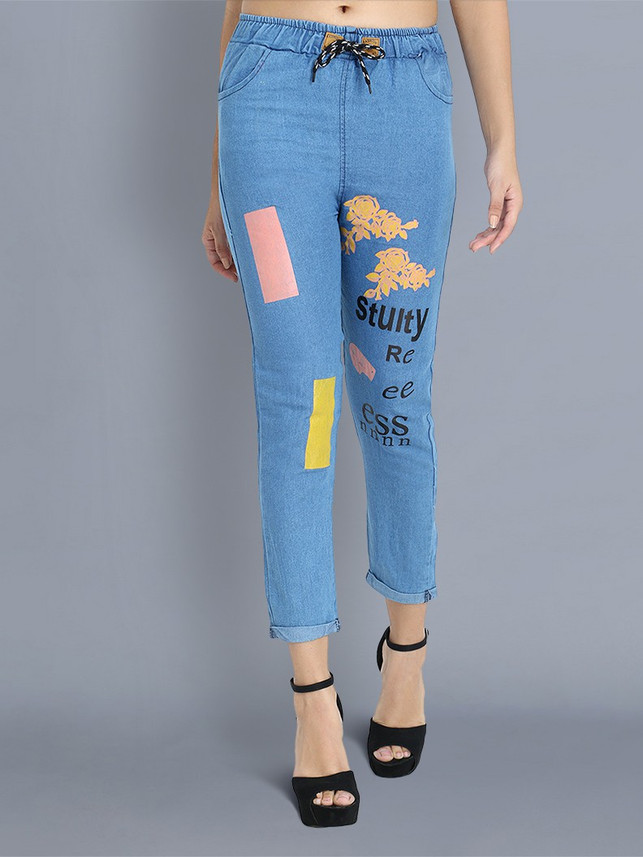 joggers jeans for womens flipkart