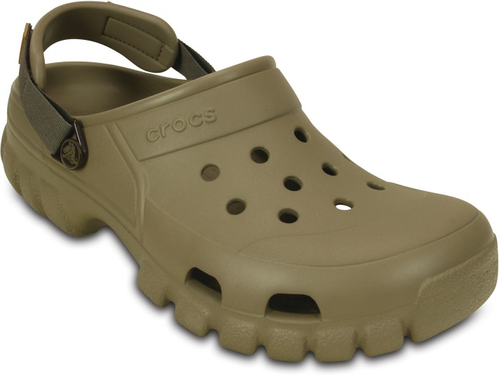 Crocs Men Olive Sandals - Buy Brown 