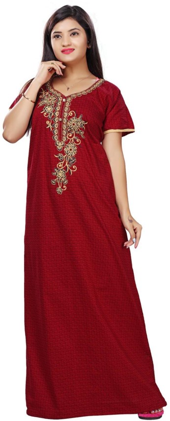 cotton nighty on flipkart