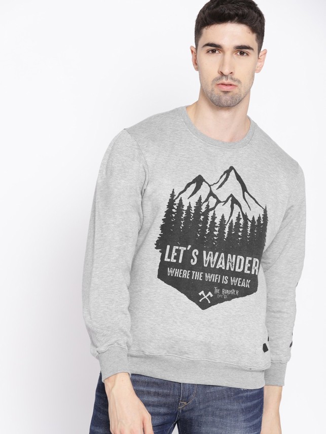 roadster sweatshirts flipkart