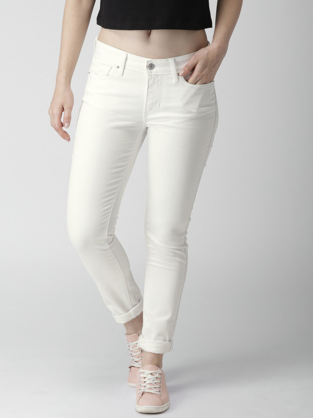 levis white jeans women