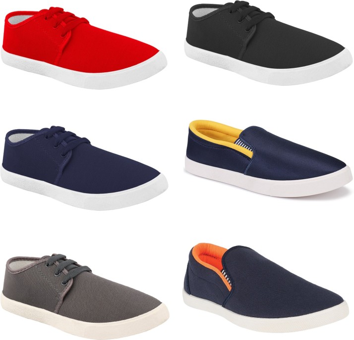 Aura Combo Pack of 6 Casual Shoes 