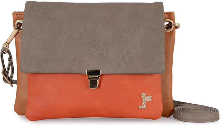 baggit grey sling bag