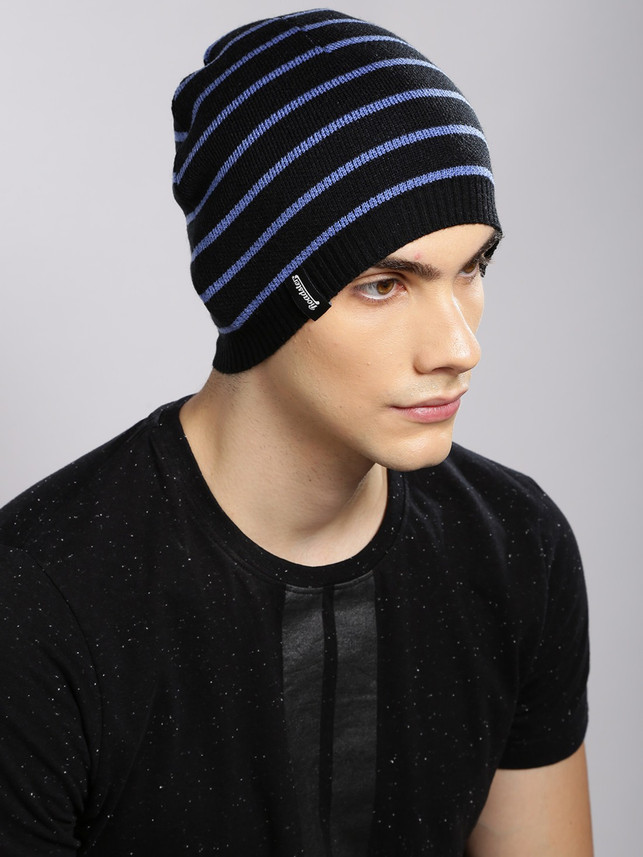 Roadster Unisex Solid Beanie Cap - Buy 