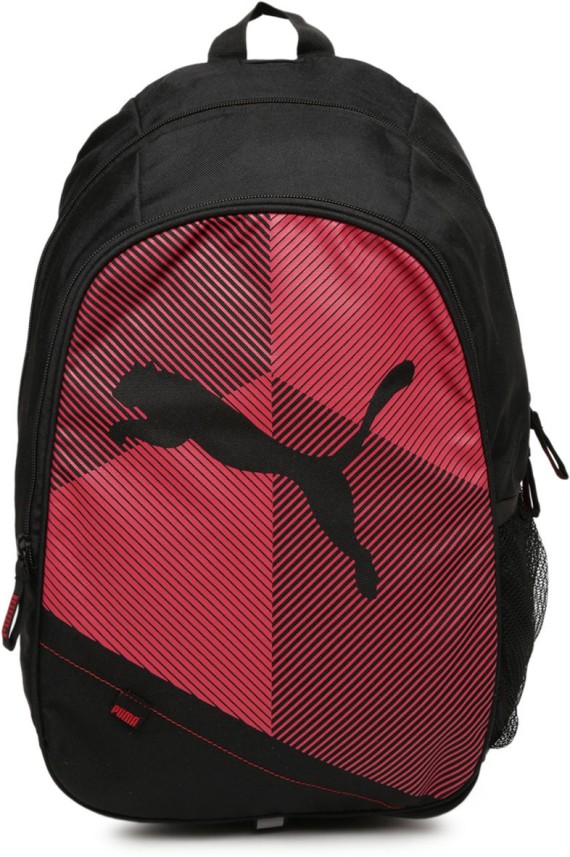 puma graphic red backpack