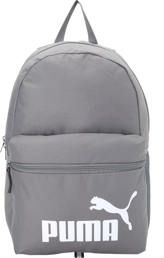 grey puma backpack