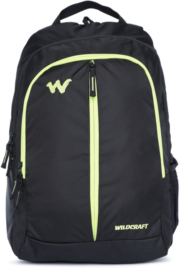 wildcraft unisex black solid backpack