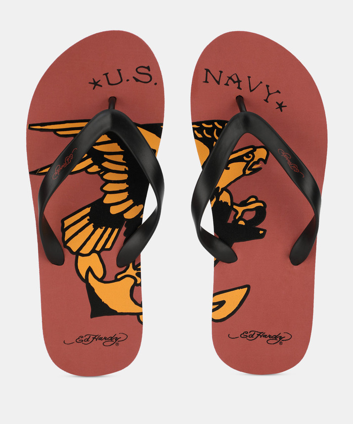 ed hardy flip flops