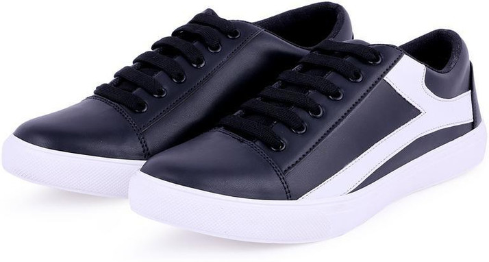 black casual shoes flipkart