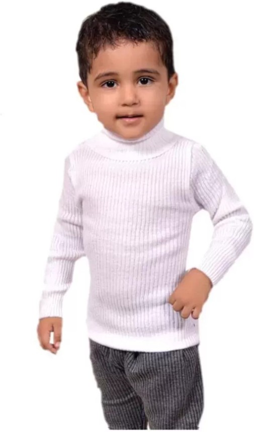 kids high neck sweater