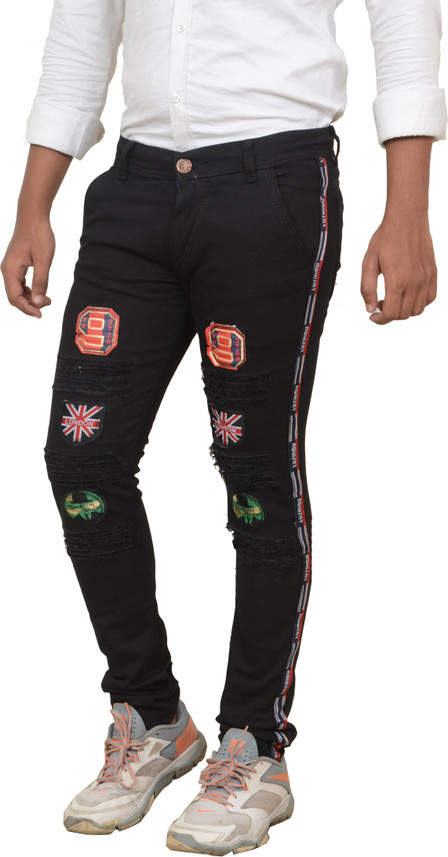 Reliable Cart Slim Men Black Jeans 
