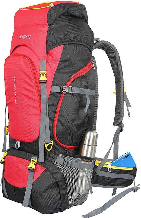 trawoc 75 ltr travel backpack for outdoor sport camping rucksack 75 l
