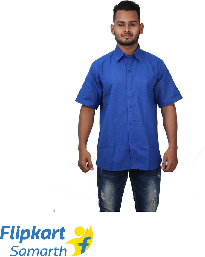 Buy Jharkhand khadi Men Solid Casual 