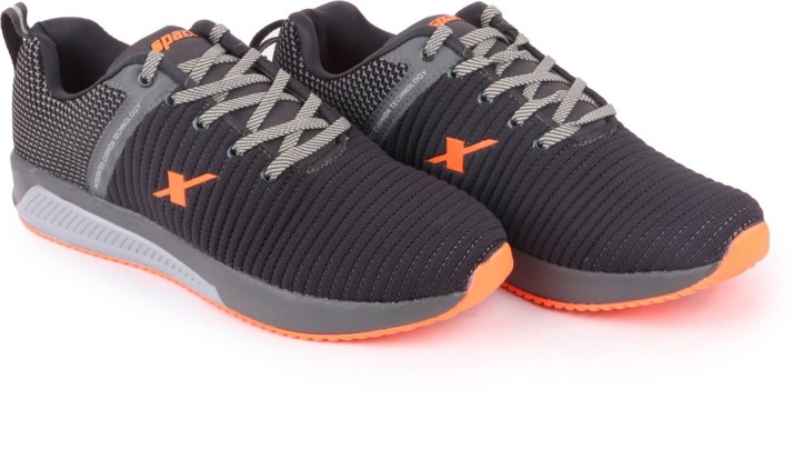 sparx grey running shoes