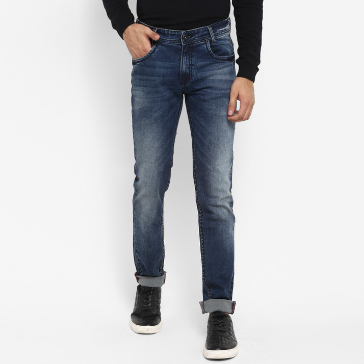 MUFTI Slim Men Dark Blue Jeans - Buy 