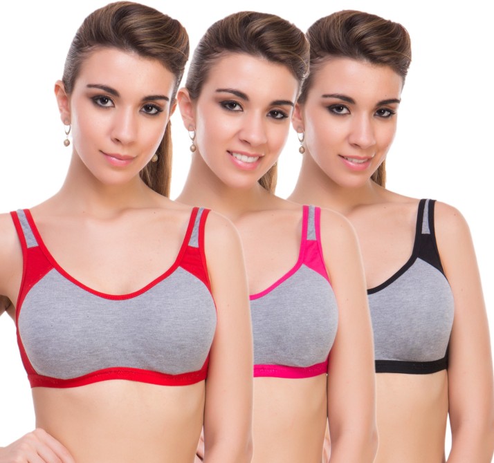 multicolor sports bra