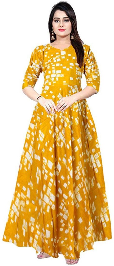 yellow gown flipkart