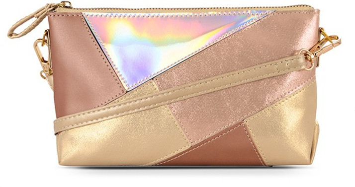 Buy Baggit Women Gold Sling Bag Gold 
