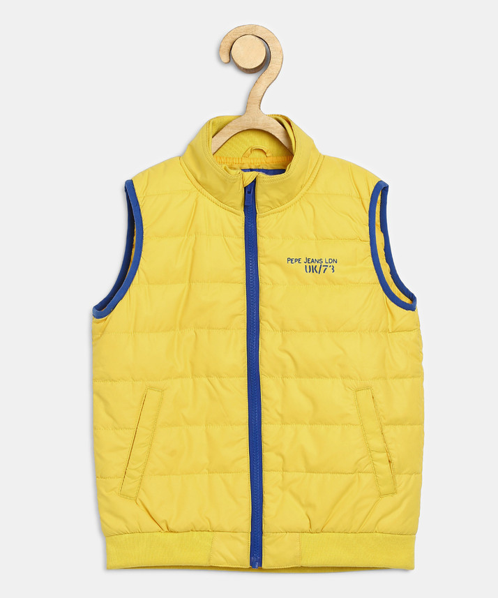 pepe jeans sleeveless jacket