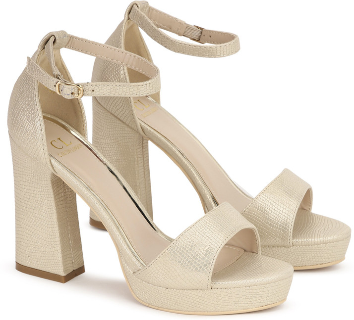 carlton london golden heels