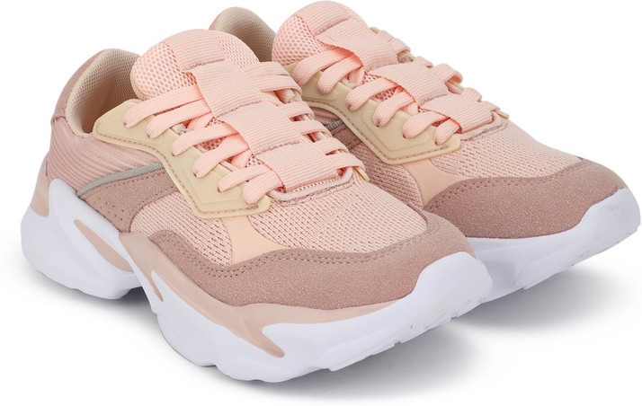 pink lace up shoes