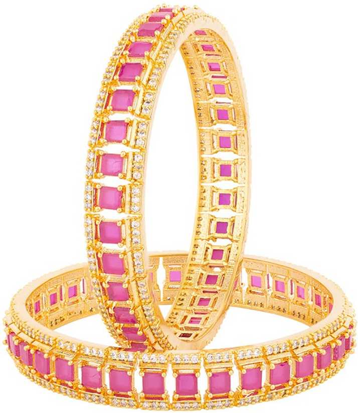 Voylla Brass Ruby Gold Plated Bangle Price In India Buy Voylla Brass Ruby Gold Plated Bangle Online At Best Prices In India Flipkart Com Bangles/bracelets, blog, ear rings, featured collection, jewellery, pendants. flipkart