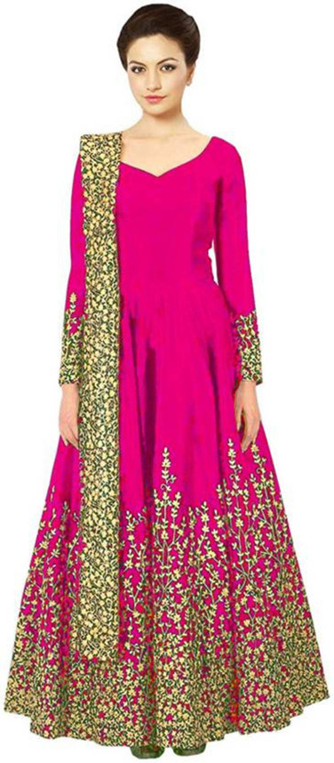 flipkart pink gown
