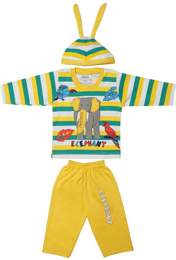 Rsmart Boys Casual T-shirt Cap, Pant 
