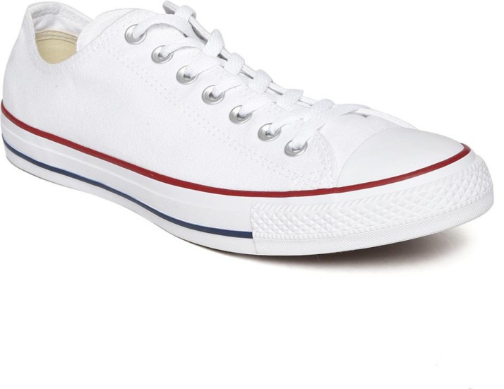 converse white canvas shoes